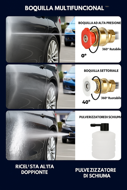 PowerClean PRO™ - Pistola de Alta Presión para Limpieza